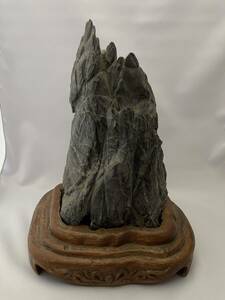  era tray stone suiseki st appreciation stone bonsai karaki pcs attaching quiet peak stone . stone 3.6kg