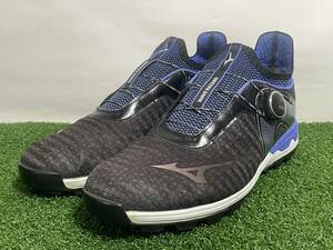 MIZUNO ミズノ WAVE HAZARD BOA 51GM217009 26.5cm 3E ブラック スパイクレスゴルフシューズ