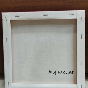 【模写】KAWS Untitled Kimpson acrylic on canvas 03 20x20CMの画像3