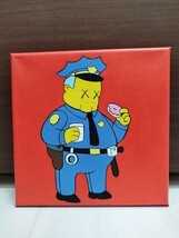 【模写】KAWS Untitled Kimpson acrylic on canvas 06 20x20CM_画像1