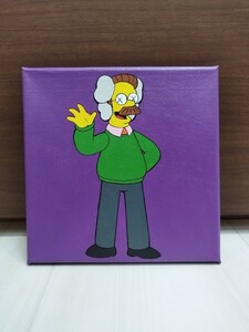 【模写】KAWS Untitled Kimpson acrylic on canvas 10 20x20CM