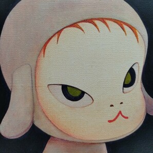 【模写】奈良美智 Yoshitomo Nara Sleepless Night (Sitting) Acrylic on canvas 30*30cmの画像3