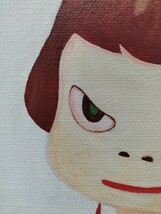 【模写】奈良美智 Yoshitomo Nara Missing In Action Acrylic on canvas 25×30cm_画像3