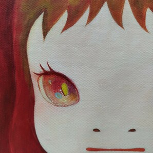 【模写】奈良美智 Yoshitomo Nara Hothouse Doll Acrylic on canvas 30*30cmの画像3