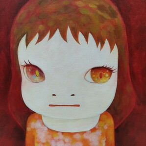 【模写】奈良美智 Yoshitomo Nara Hothouse Doll Acrylic on canvas 30*30cmの画像2