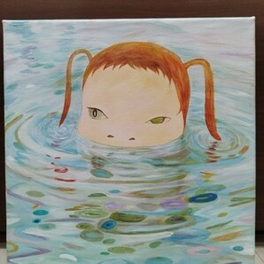 【模写】奈良美智 Yoshitomo Nara Deeper than a Puddle Acrylic on canvas 30*30cmの画像1