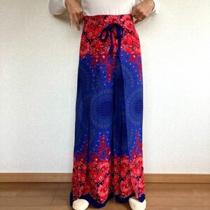 **[ stylish ] Asian LAP pants ( to coil Thai pants ) 240408P01**