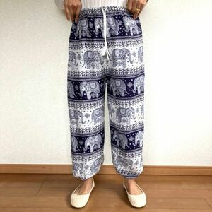 ** Asian . pattern Thai pants M size 240415M03**