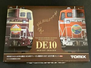 貴重品！！限定品！！わたらせ渓谷鉄道DE10形ディーゼル機関車（1537・1678号機）セット 98949 TOMIX