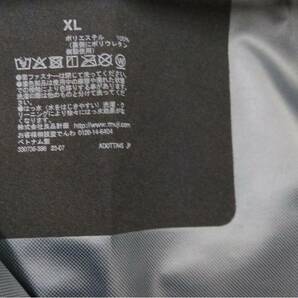 無印良品 メンズ撥水フードジャケットXL 黒ブラックの画像3