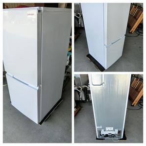 SHARP 2ドア冷蔵庫 SJ-D15G-W 2021年製 152L MTの画像2
