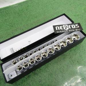 【未使用品】ネプロス 9.5sq.ソケットセット（六角）[20コ組]　KTC　nepros 9.5sq.