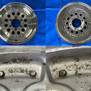 AH-72 15インチアルミホイール メーカー不明 15×7J OFF-13 PCD139.7 6穴 4本セット 送料無料 個人宅発送不可の画像2