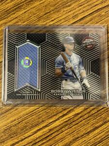 2023 topps chrome bobby witt jr レリック ゲームユーズドメモラビリア mlbホログラム付