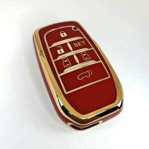 キーケースキーカバー30系40系アルファードヴェルファイアトヨタ赤金スマートキーの画像8