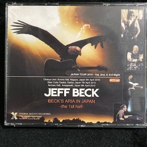 JEFF BECK ジェフ・ベック / BECK'S ARIA IN JAPAN -the 1st half- 2010年日本公演 名古屋 大阪 尼崎 ３会場 ６CDの画像1