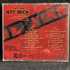 JEFF BECK ジェフ・ベック/ JAPAN TOUR 2009/02/06 国際フォーラム ２CDの画像2