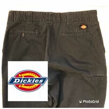 ディッキーズ　Dickies 36インチ　ノータック　トラウザーズ　ワークパンツ　ネイビー_画像1