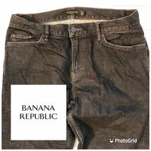 バナナリパブリック　BANANA REPUBLIC 33インチ ブラックデニム　5Pジーンズ　デニムパンツ_画像1