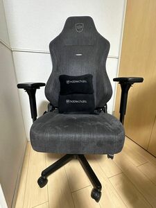 noble chairs (ノーブルチェアーズ) HERO ゲーミングチェア TXファブリック チャコールグレー 