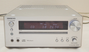 ONKYO CR-S1 CD再生可能 リモコン付 CD レシーバー CD/チューナーアンプCD レシーバーシステム X-S1 のセンターユニット