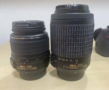 【良品】Nikon D3200 ボディ AF-S NIKKOR 18-55mm　55-200ｍｍ　18-105ｍｍ レンズ セット カメラ_画像3