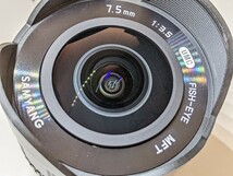 ★新品級★ SAMYANG サムヤン 7.5mm F3.5 UMC Fish-Eye マイクロフォーサーズ用 #77#100#A1214_画像3
