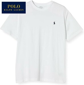 XXL/ラルフローレン 半袖Tシャツ メンズ POLO RALPH LAUREN ブランド Tシャツ ポニー 刺しゅう 白 クラシックフィット