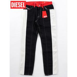 W28L30/新品 DIESEL ディーゼル カラーコンビ ジーンズ ストレッチ ストレート デニム メンズ ブランド 1995-FS2