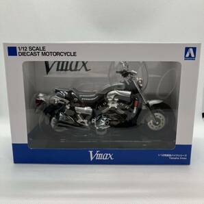 1/12 完成品バイク YAMAHA Vmax ニューシルバーダスト [スカイネット]アオシマ完成品ダイキャスト アオシマ文化教材社 ヤマハ V-MAX の画像1