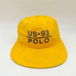 ☆POLO RALPH LAUREN ポロラルフローレン☆US-93 POLO ロングビル キャップ 帽子 USA製 93年 STADIUM LONG BILL CAP