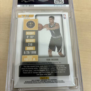 PSA9 2018-19 CONTENDERS OPTIC AUTO GOLD /10 RC MICHAEL PORTER JR. NUGGETSの画像2