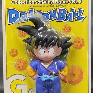 ★ドラゴンボール コレクションソフビフィギュア VOL.3 孫悟空 単品 ソフビ 未開封 鳥山明 非売品 プライズ景品 当時物 美品 レアの画像1