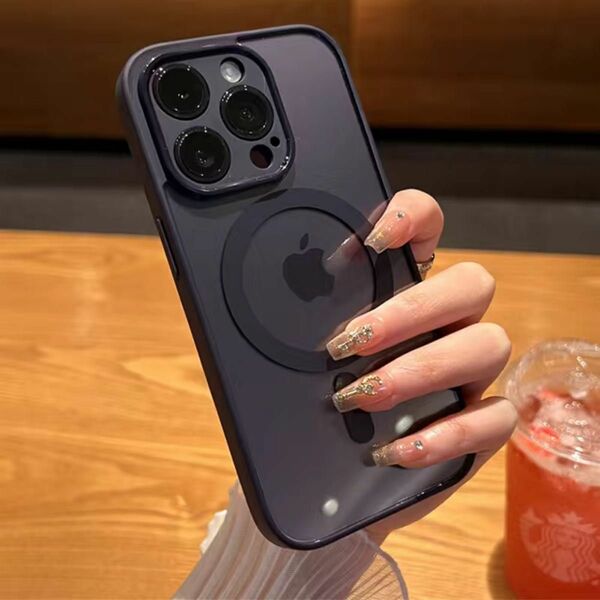 iPhone15Pro MagSafe対応 カメラ保護 TPU クリア カバー ケース 耐衝撃 薄型 軽量 ワイヤレス充電