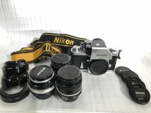 Nikon F フォトミック　NIKKOR-H Auto 28mm f3.5 NIKKOR-S Auto 50mm f1.4 NNIKKOR 24mm f2.8 その他　ニコン 一眼レフカメラ _画像1