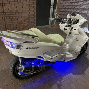 【YAMAHAマジェスティー】SG03J フルエアロ スピーカー4発 LED付きの画像3