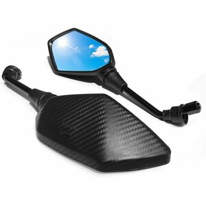 Archnote M10 black regular screw custom rearview mirror motorcycle carbon 10mm mirror bike 171