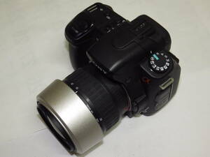 ■中古美品 デジタル一眼レフ ソニーα300 黒◆SONY DSLR-A300◆シグマ28-80mm◆スマートテレコン◆チルト液晶◆動作確認済■