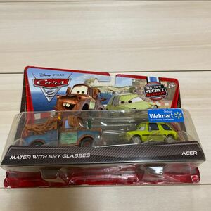 マテル カーズ MATTEL CARS ミニカー キャラクターカー スパイ メーター WITH SPY GLASSES MATER ACER エーサー レモンズ ペッパー 軍団