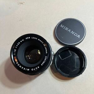 MIRANDA バヨネットマウント　AUTO MIRANDA EC 50MM/F1.8 美品　外観、レンズとも美品　絞りOK、ヘリコイドOK