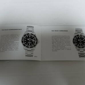 5.2009 ROLEX ロレックス SUBMARINER サブマリーナー 16610 14060M 冊子 英語表記の画像2