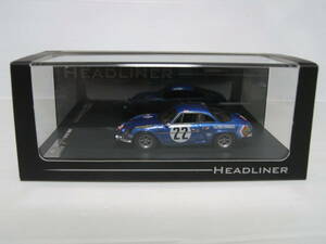 イグニッションモデル×京商 1/43 Alpine Renault A110 1600S #22 1971 Monte Carlo アルピーヌ ルノー モンテカルロ HEADLINER HL080