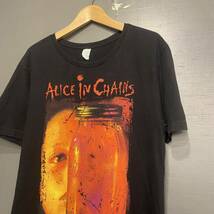 USA製 alice in chains 半袖 Tシャツ アリス イン チェインズ バンドT バンT vintage 黒 Lサイズ ロックT_画像2