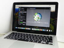 感動品　　MacbookPro 13インチ　A1278 12GB SSD256GB MacOS Sonoma 14.3 　バッテリー新品交換_画像5