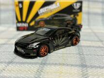 ★ミニGT MiniGT LBWORKS Nissan GT-R Black w/Copper Wheel R35 右ハンドル★_画像2