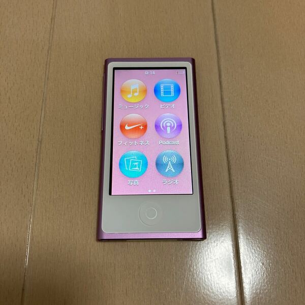 ◆送料無料◆極美品◆Apple iPod nano◆第7世代◆16GB◆パープル◆MD479j/a