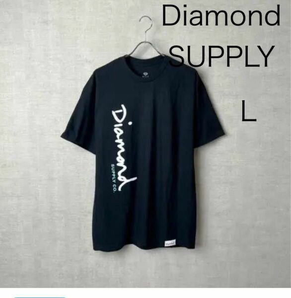 DIAMOND SUPPLY　黒　半袖 Tシャツ　L　新品