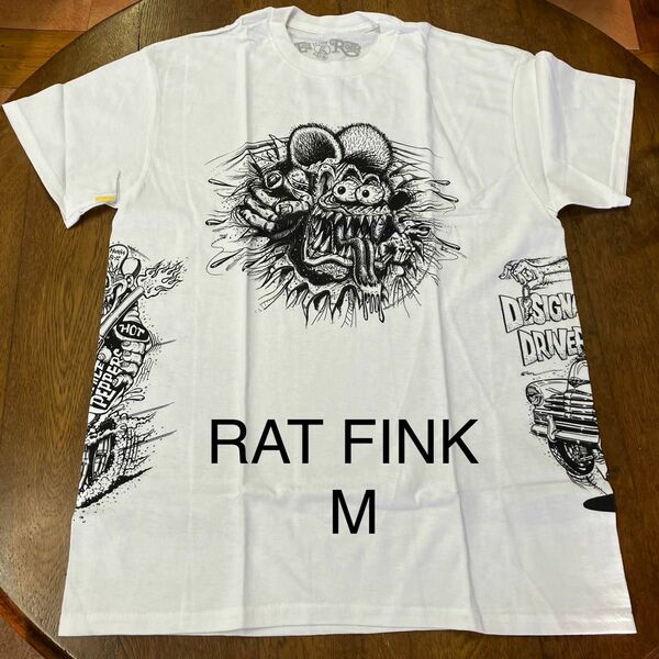 RAT FINK 白 半袖 Tシャツ M 新品