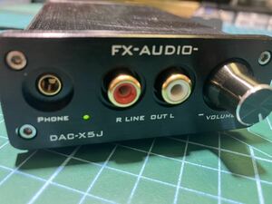FX-AUDIO ハイレゾ対応 DAC&ヘッドフォンアンプ DAC-X5J 動作確認済み