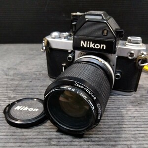 シャッターきれます ニコン Nikon F2 フォトミックボディ 7366662 一眼レフ レンズ付 35〜105mm 1:3.5〜4.5